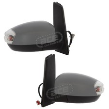 Electric Wing Door Mirrors Ford Grand C-Max 2015-2019 With Primed Covers 1 Pair