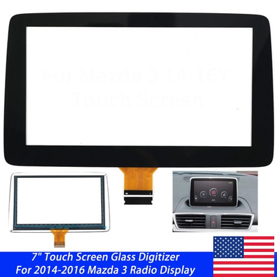 #ad #ad 7 inch Touch Screen Glass Digitizer For 2014 2015 2016 Mazda 3 Accessories US $19.99