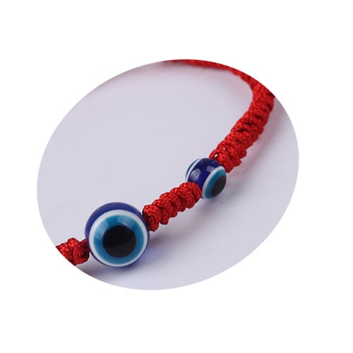 2 PCS Pulsera de hilo rojo Joyería Miss Pulseras tejidas Nudo chino - Imagen 2 de 11