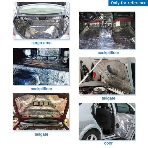 Sound Deadener Car Insulation Mat Heat Shield Noise Adhesive Foam High Quality - Picture 12 of 39