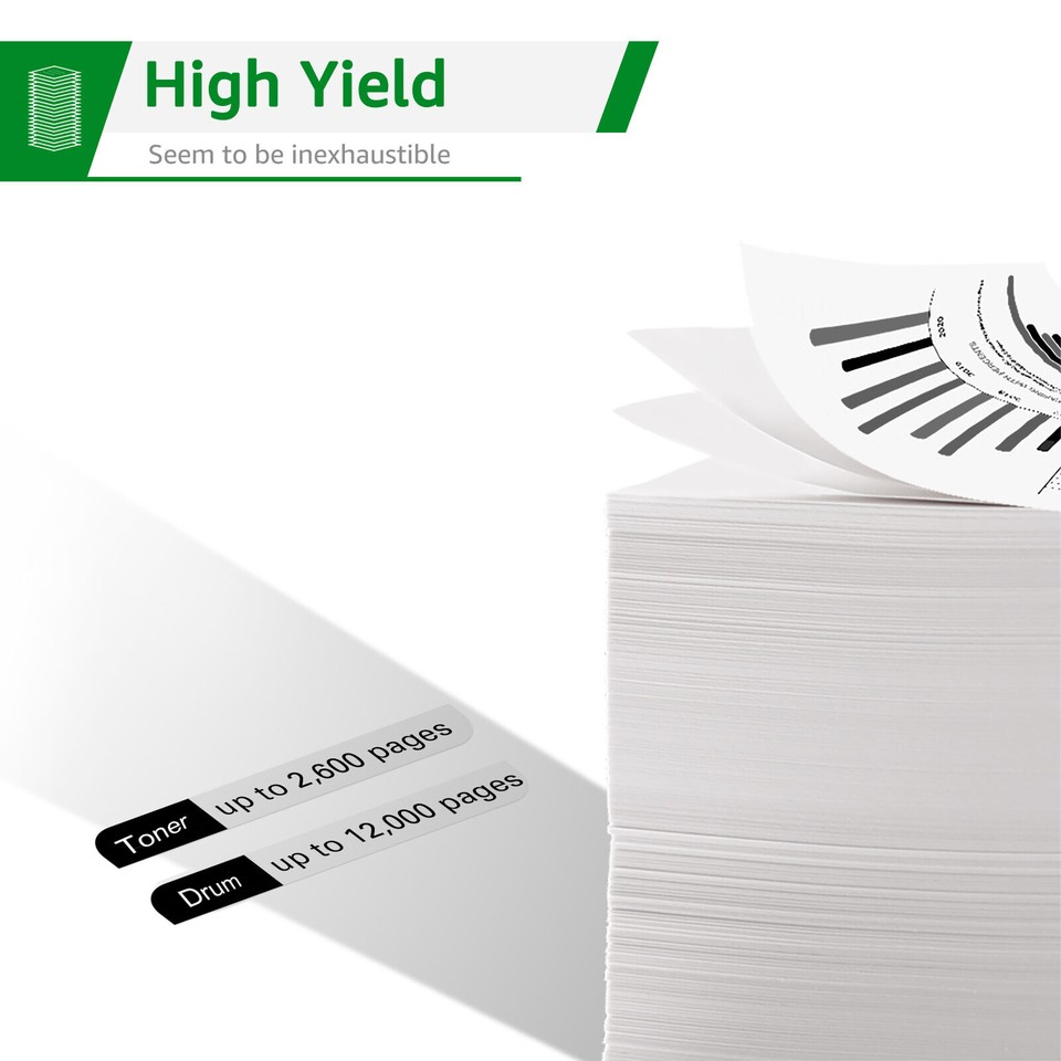 4PK HY TN660 Toner Cartridge For Brother HLL2300D MFCL2700DW DCP