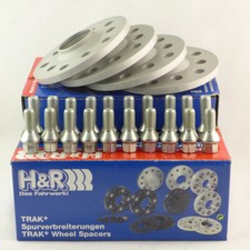 H&R Separadores 24 / 30mm Plata para BMW Serie 1er 3er 5er 7er X1 Z3 Z4