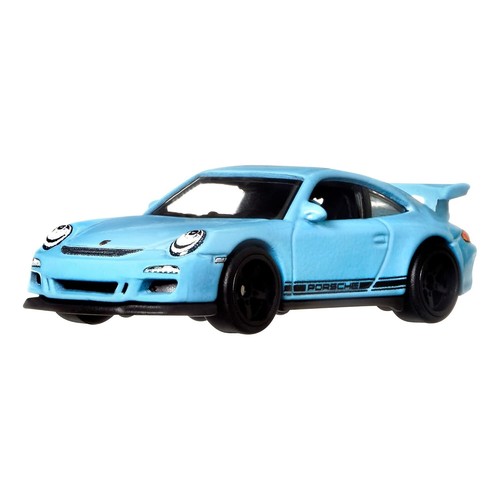 Hot Wheels Deutschland Design Porsche 911 GT3 RS (997) Blue HCJ94 Real Riders - Picture 2 of 6