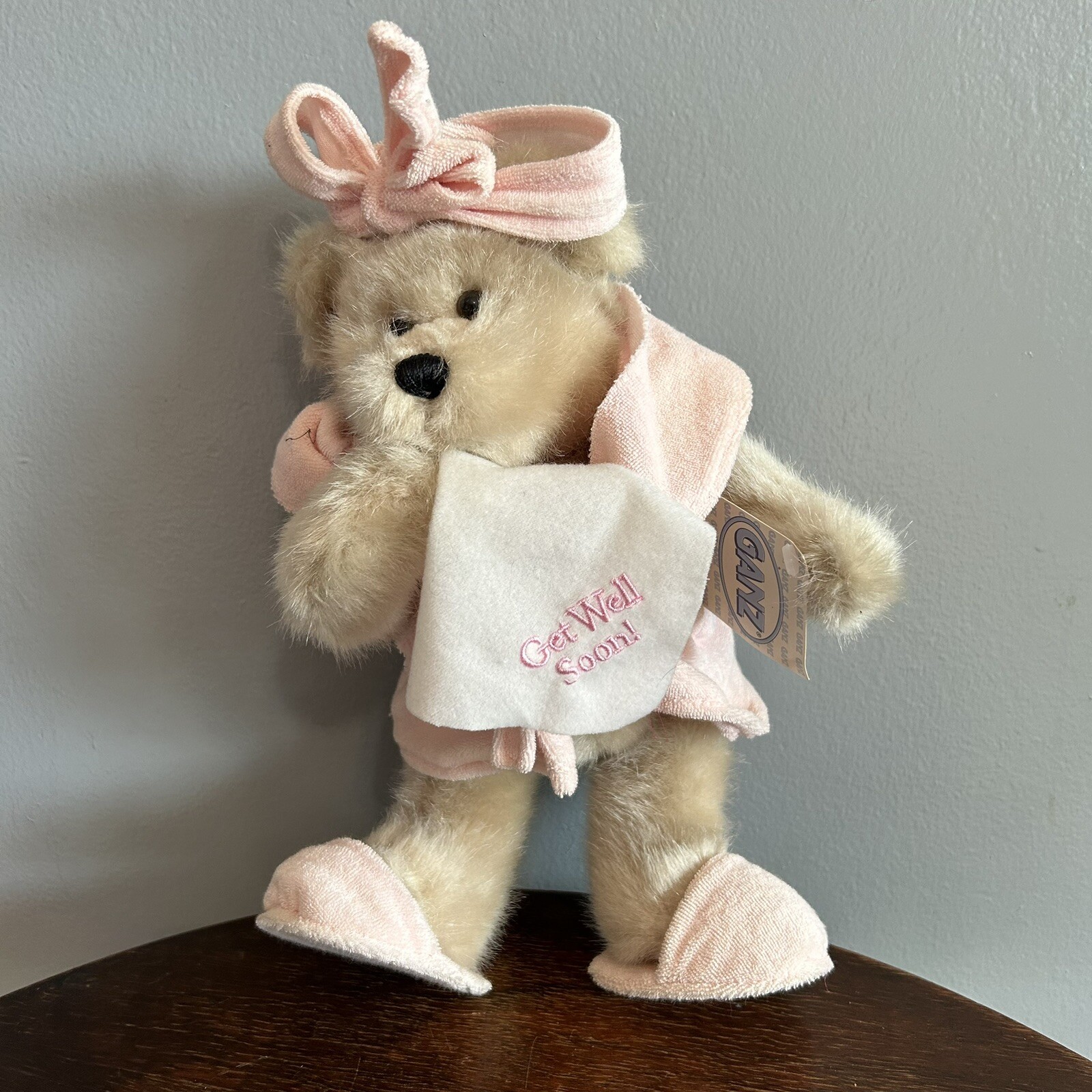 NWT Ganz Get Well Soon Teddy Bear Plush Stuffed Animal Toy Pink Robe Slipper 15” | eBay NWT Ganz Get Well Soon Teddy Bear Plush Stuffed Animal Toy Pink Robe Slipper 15” | eBay