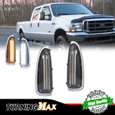 Clear White/Amber Side Mirror Signal Lights For 2003-07 Ford F250 F350 F450 F550