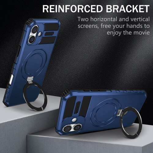 For iPhone 16 Plus 15 14 Pro Max 13 12 Mag Safe Case Magnetic Ring Holder Stand - Picture 54 of 76