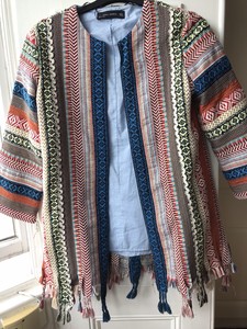 zara embroidered jacket Ethnic New M | eBay