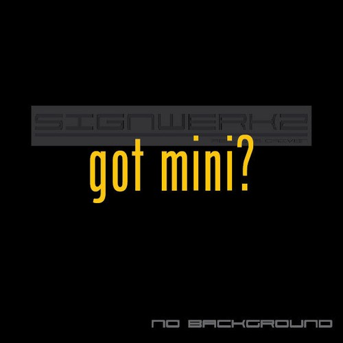 got mini Decal Sticker Die Cut Decal Self Adhesive mini cooper s jcw Pair - Bild 12 von 14