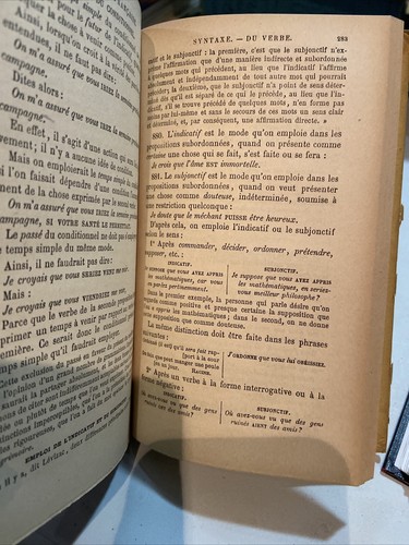 1886 Grammaire Complete Par P. Larousse - Picture 9 of 11