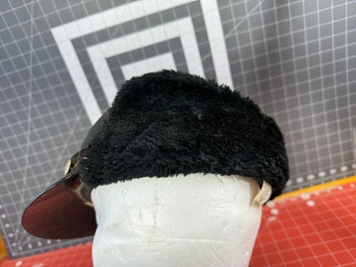 VTG VINTAGE MOTORCYCLE 50S 60S HELMET VESPA Visor Ear Flaps sz SMALL - Picture 6 of 17