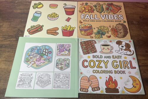 Coloring Books, Bold And Easy, Cute And Comfy (4 Coloring Books) - Picture 2 of 14
