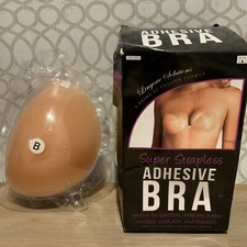 🍒 Fashion Forms Women's Adhesive Strapless Backless Bra-Nude Size B‼️Damaged📦