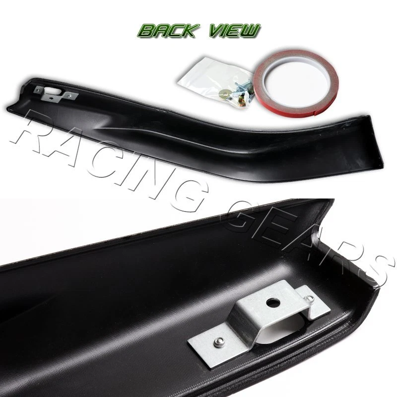 FIT 2013-2015 HONDA ACCORD SEDAN HFP STYLE PAINTED BLK FRONT BUMPER SPOILER LIP - Image 2 of 4