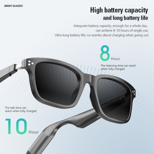 Hot Smart Occhiali Bluetooth Cornice Specchio Magnetica Traduzione、Doppia Cornice - Foto 7 di 16
