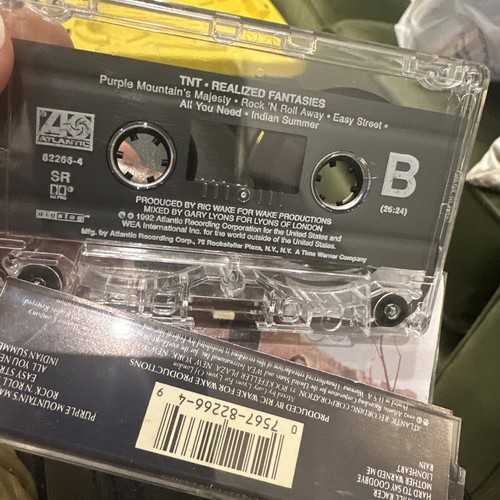 TNT Realized Fantasies Cassette Tape Atlantic Records (270) - Picture 4 of 4