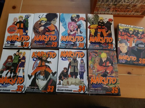 Naruto manga caja set - Shadow Box - Vol 1-36 - RARO - VIZ medios - Imagen 7 de 10