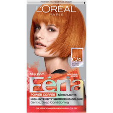 LOr??al Paris Feria Permanent Hair Color, C74 Copper Crave