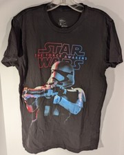 Star Wars The Force Awakens Storm Trooper Short Sleeve T-Shirt-Youth Medium