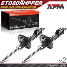 2x Federbein Stoßdämpfer Gasdruck Vorne für Fiat Panda Kasten/Schrägheck 169
