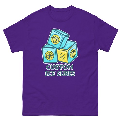 T-shirt personalizzata cubetti di ghiaccio nightclub bar vita notturna festa - Foto 4 di 13