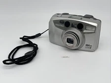 Pentax IQZoom 105s Date 35mm Point & Shoot Film Camera Working READ!