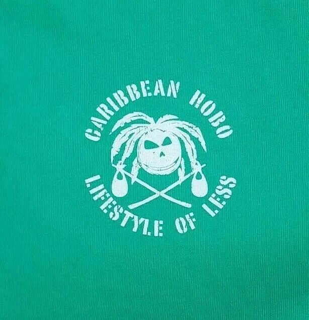 L/S Caribbean Hobo Caution Rum T-shirt Key West shirt islands tropical skull