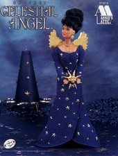 Annie's Original Celestial Angel Fashion Doll Bead Costume Crochet Pattern Book 