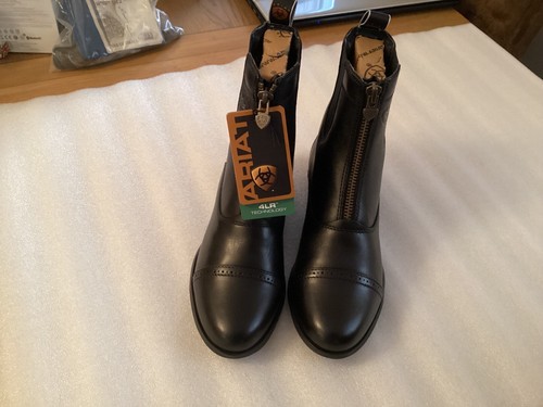 Ariat Heritage kurze Reitstiefel Paddock Größe 4,5 oder 37,5 neu mit Etikett schwarz - Bild 2 von 8