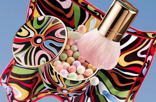 GUERLAIN Emilio Pucci Collaboration 3 items (Loose Powder,Makeup Brush) - Picture 2 of 5