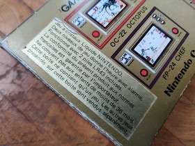 PARACHUTE PR-21 1981 NINTENDO GAME AND WATCH  boxed with French sticker!!!