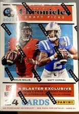 1 NEW 2022 Panini Chronicles Draft Picks Football Factory Sealed Blaster Box