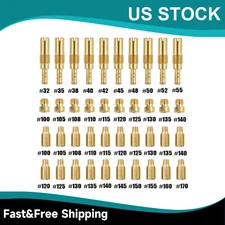 New For PWK Keihin CVK Carb Gold Carburetor Main Jet Slow Pilot Jet Kit / 40PC