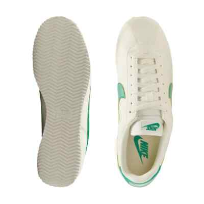 【NIKE】◆Cortez Leather Stadium Green◆DM4044-104◆ New Nike Cortez Leather Shoes - Sail/ Stadium Green (DM4044