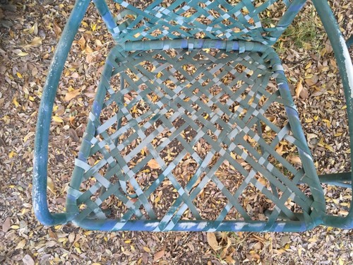 Vintage Brown Jordan Green Tamiami Outdoor Patio Furniture 2 chairs - Picture 3 of 5