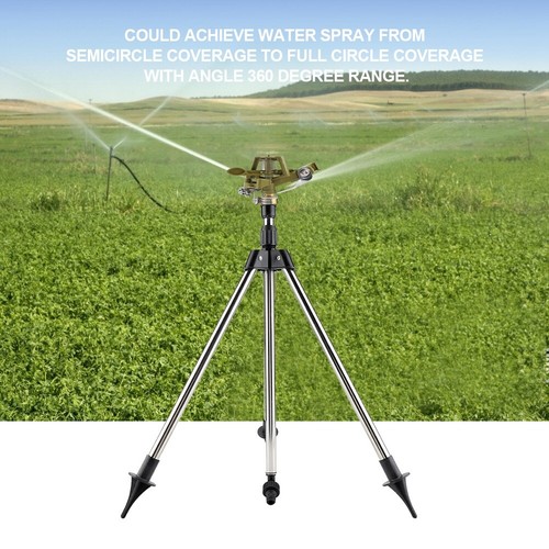 JY 360° Verstellbar Stativ Rasensprenger Impulsregner Sprinkler Gartenregner - Bild 3 von 12