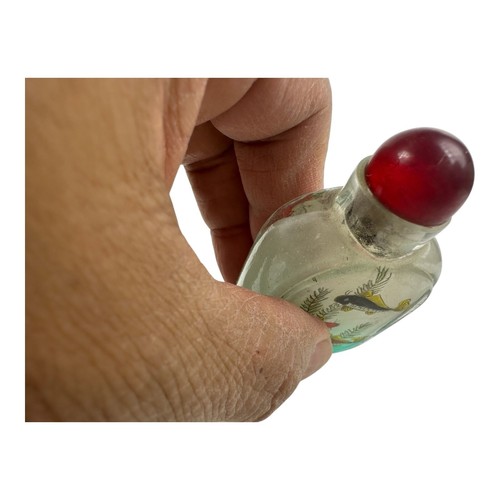 Vintage Reverse Hand Painted Snuff Bottle Very Rare Original - Picture 4 of 9