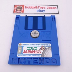 Nintendo Famicom Disk System MARIO GOLF JAPAN COURSE NES 1987 Tested ＆ Work 006