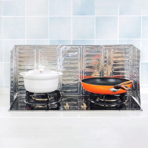 Foldable Stove Oil Baffle Aluminum Stove Baffle Plate For Cooking