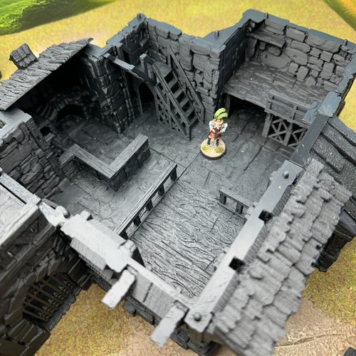 The Knights Inn, Miniature terrain scenery 28mm, Old world, Mordheim - Picture 11 of 14