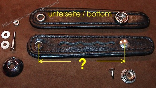 Balghalter, Balgriemen,Akkordeon Balg Ersatzteile accordion bellows straps,Black - Bild 8 von 19