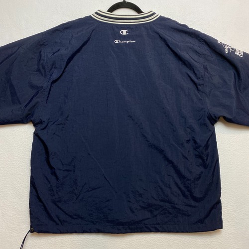Vtg University North Florida Ospreys Windbreaker Men's L Navy Champion Pullover - Picture 10 of 14