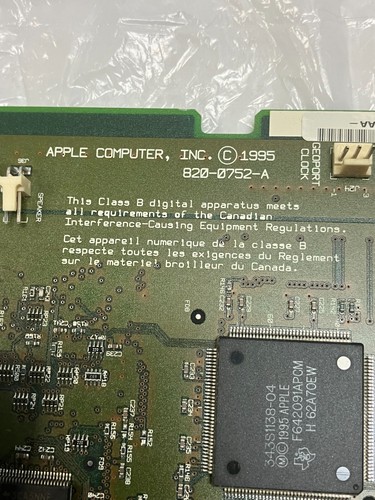 Apple Power Mac Motherboard Logic board 820-0752-A (UNTESTED) - MEMORY FOR PARTS - Picture 2 of 13