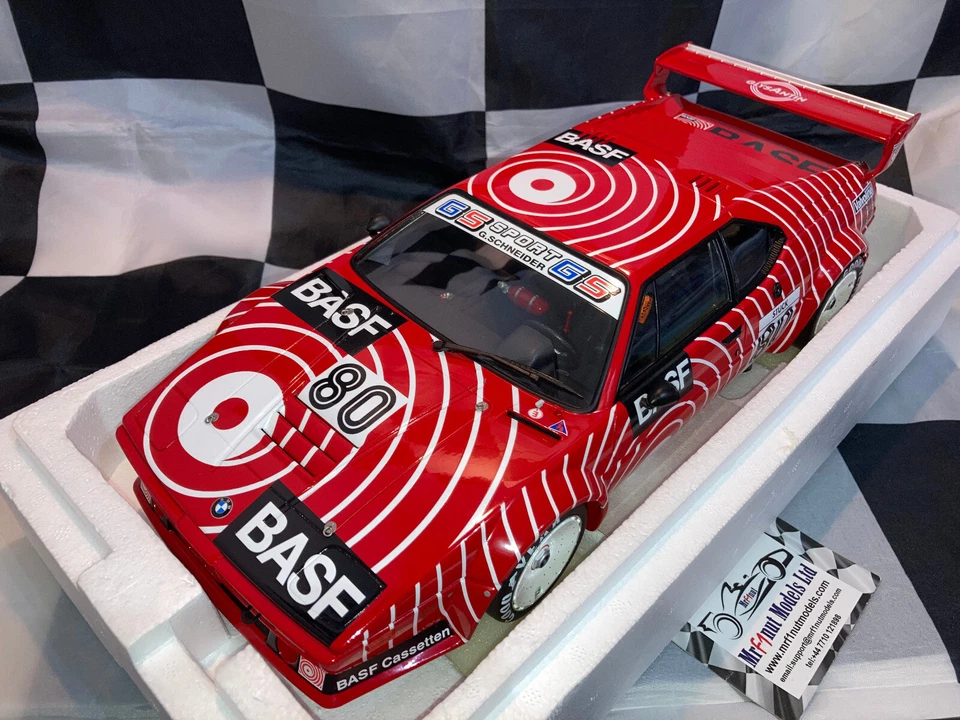 1:12 Minichamps 125802980 Hans Joachim Stuck BMW M1 ProCar #80 BASF 1980 - Image 2 of 4