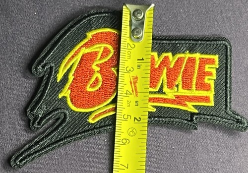 Patch ricamata Iron On Music BOWIE R1 - Foto 4 di 4