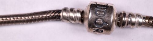 Sterling Signed Pandora Bracelet All Signed Safety - Picture 3 of 8