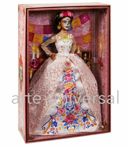 Barbie Dia De Los Muertos 2020 Tag der Toten mexikanische Puppe ZUCKERSCHÄDEL - Bild 4 von 11