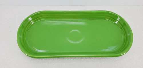 BREAD PLATTER UTILITY TRAY shamrock green FIESTA WARE 12" new