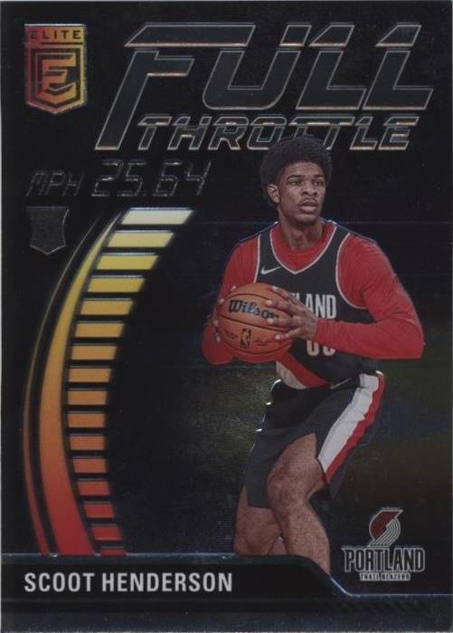 2023-24 Donruss Elite - Scoot Henderson #2 - 1 of 2