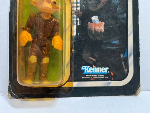 Vintage Kenner Star Wars Ree Yees 65 card back Japan Tsukuda 1983 DAMAGED BUBBLE - Picture 4 of 18