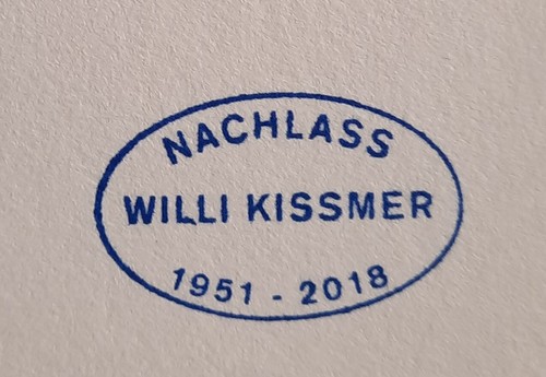 Willi Kissmer Akt Meister der Erotik in der Kapelle sehr gesuchte Radierung - Bild 5 von 5